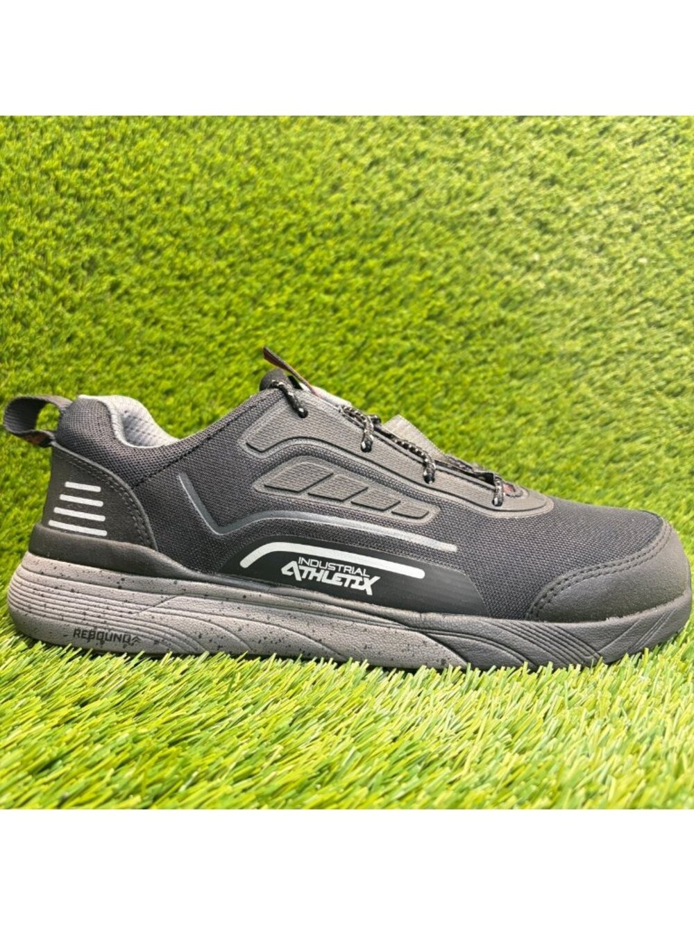 Rocky Industrial Athletix Mens Size 10E Black Composite Toe Safety Work Shoes